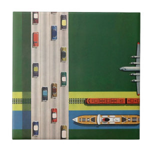 Carreau Tuile de modes de transport de logistique de