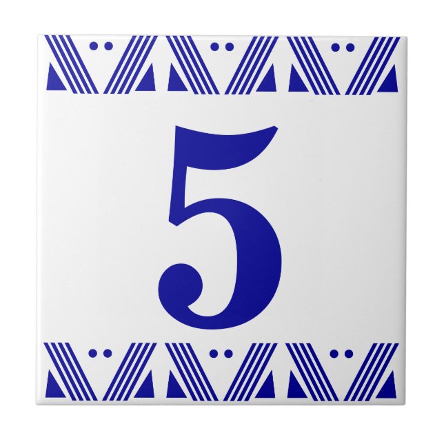 Carreau Tuile de nombre de Deco (Devant)