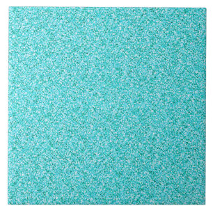 Carreau Tuile de parties scintillant métallique turquoise