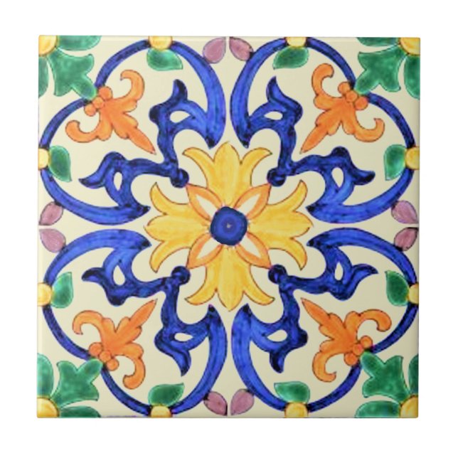 Carreau Tuile de Talavera (Devant)