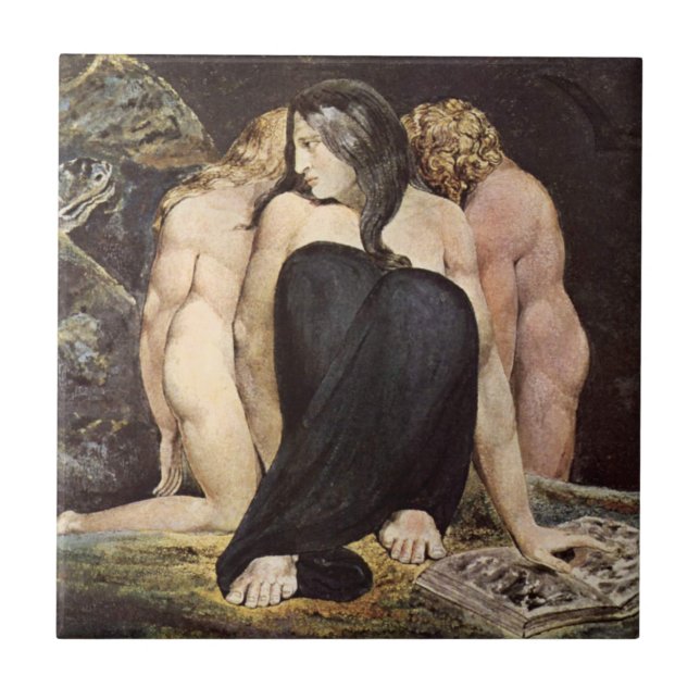 Carreau Tuile de William Blake Hecate (Devant)