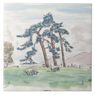 Carreau Tuile décorative de campagne anglaise