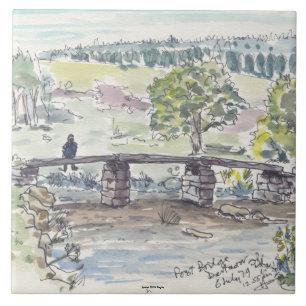 Carreau Tuile décorative de contemplation