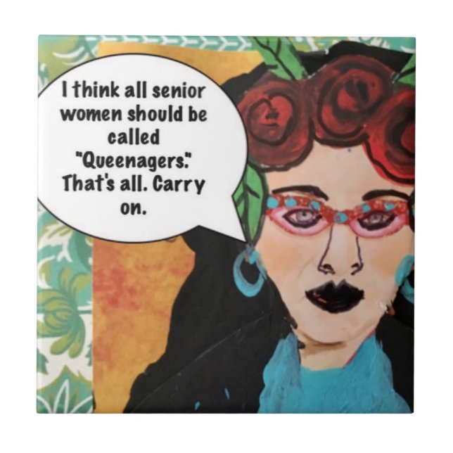 Carreau Tuile/dessous de verre/trivet (Devant)