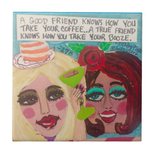 Carreau Tuile/dessous de verre/trivet