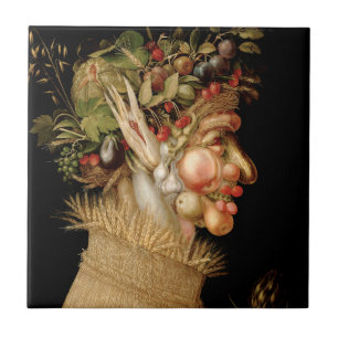 Carreau Tuile d'été d'Arcimboldo