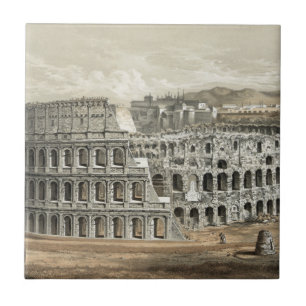 Carreau Tuile du "Colisée de Rome"