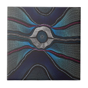 Carreau Tuile en céramique 3 aborigène