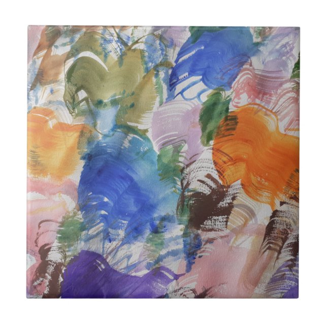 Carreau Tuile en céramique Color Splash (Devant)