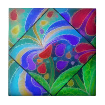 Tuile en céramique d'accent