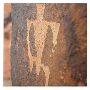 Carreau Tuile en céramique Petroglyphe Sud-Ouest
