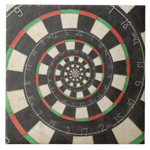 Carreau Tuile en spirale de Droste de Cible de flechettes