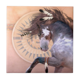 Carreau Tuile indigène d'art de l'esprit I