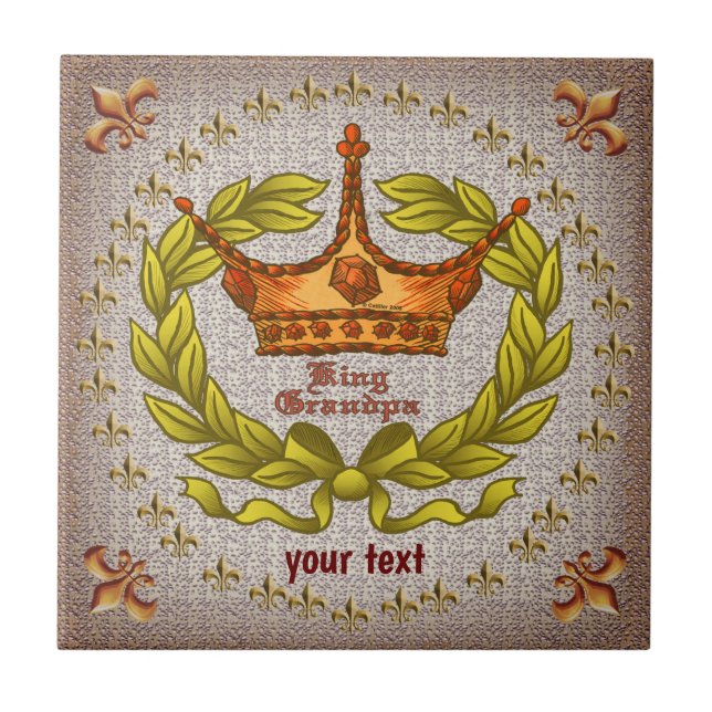 Carreau Tuile King Grandpa (Devant)