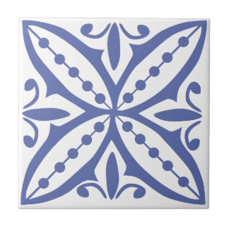 Carreau Tuile marocaine bleue 8