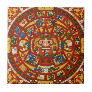 Carreau Tuile maya de Trivit de calendrier