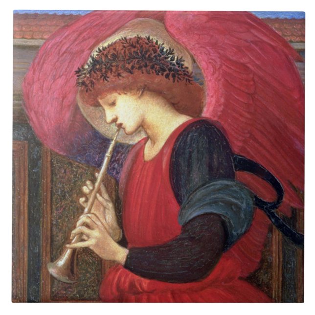 Carreau Tuile ou trépied d'art de Noël de Burne-Jones (Devant)
