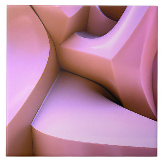 Carreau Tuile rose abstraite 3d