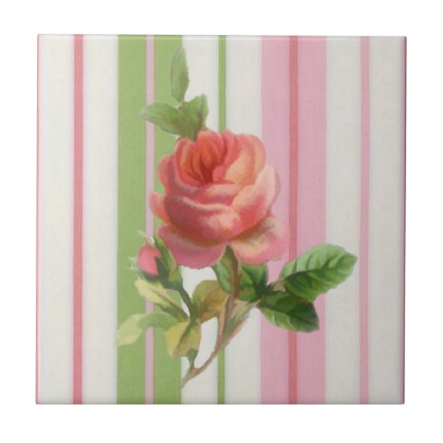 Carreau Tuile rose minable (Devant)