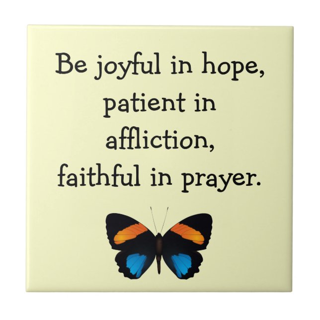 Carreau Tuile Verse Papillon (Devant)