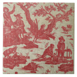 Carreau Tuile vintage de Jouy Carrelage pittoresque