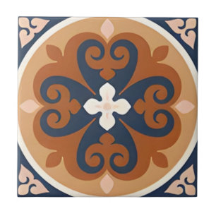 Carreau Tuiles Alhambra motif floral moderne