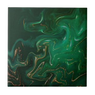 Carreau tuiles de malachite