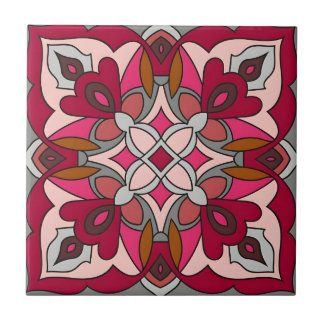 Carreau tuiles de texture rouge rose maya