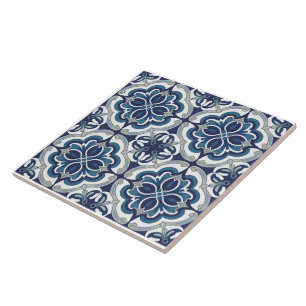 Carreau Tuiles portugais modernes tendance Azulejos bleu