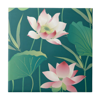Carreau tuiles suédoises Lotus traditionnelles