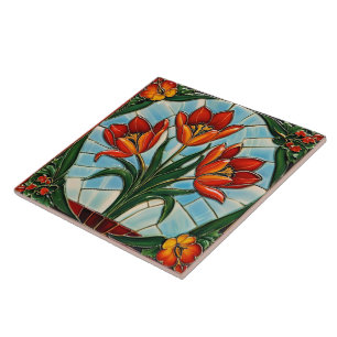 Carreau Tulipes tendance belle collection