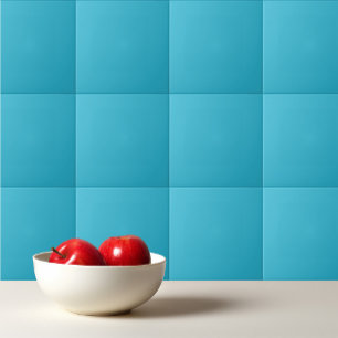 Carreau Turc bleu - Couleur solide turquoise bleu aqua