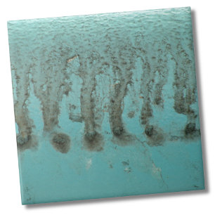 Carreau Turquoise Aqua Blue Shabby Chic industriel