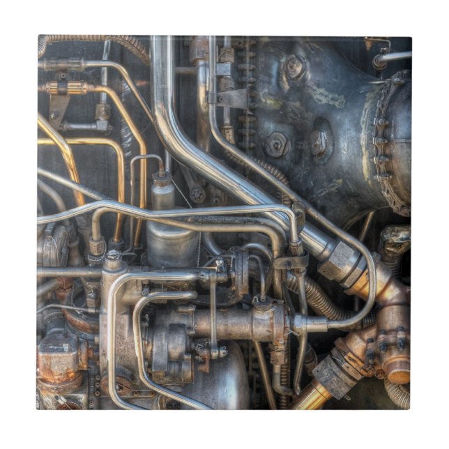 Carreau Tuyaux de tuyauterie de Steampunk (Devant)
