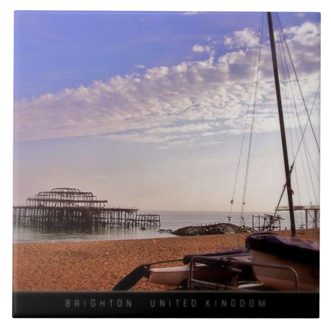 Carreau (UK) Vieux Brighton Pier Carrelage en céramique (Devant)