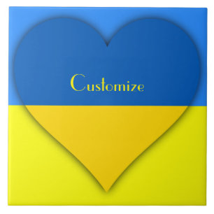 Carreau Ukraine Drapeau bleu jaune Thunder_Cove