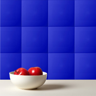 Carreau Ultramarine solide bleu vif