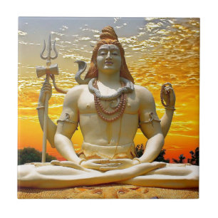 CARREAU UN DIEU INDOU DE SHIVA