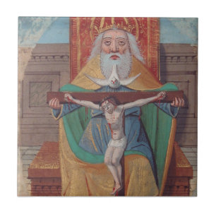 Carreau Un Dieu Sainte Trinité en Gloire