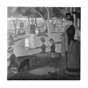 Carreau Un dimanche après-midi à La Grande Jatte par Seura