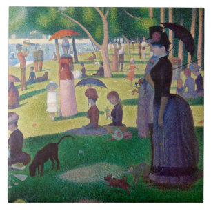 Carreau Un dimanche après-midi à La Grande Jatte, Seurat
