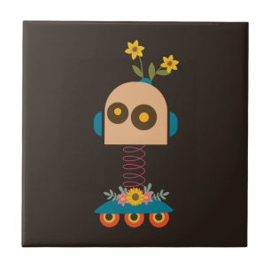Carreau Un joli robot design pour enfants