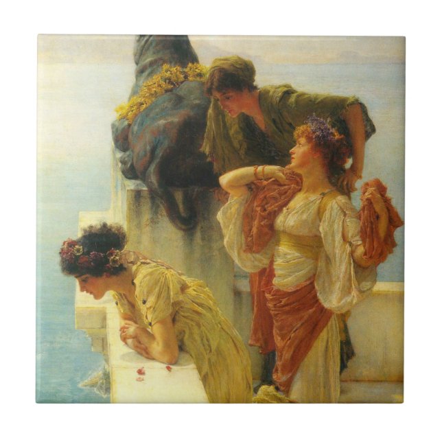 Carreau Un signe de la vanité par Sir Lawrence Alma-Tadema (Devant)
