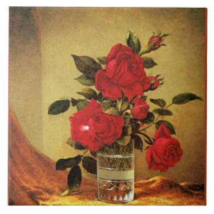 Carreau Un verre de Rose, de l'art