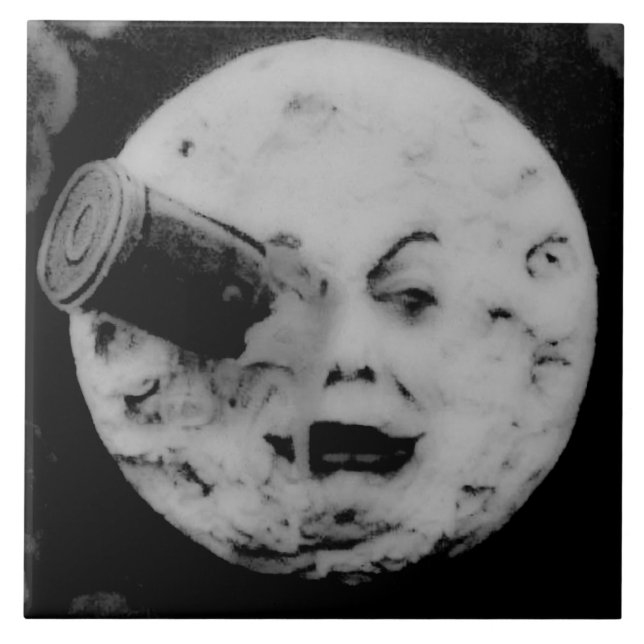 Carreau Un voyage à la lune (Devant)