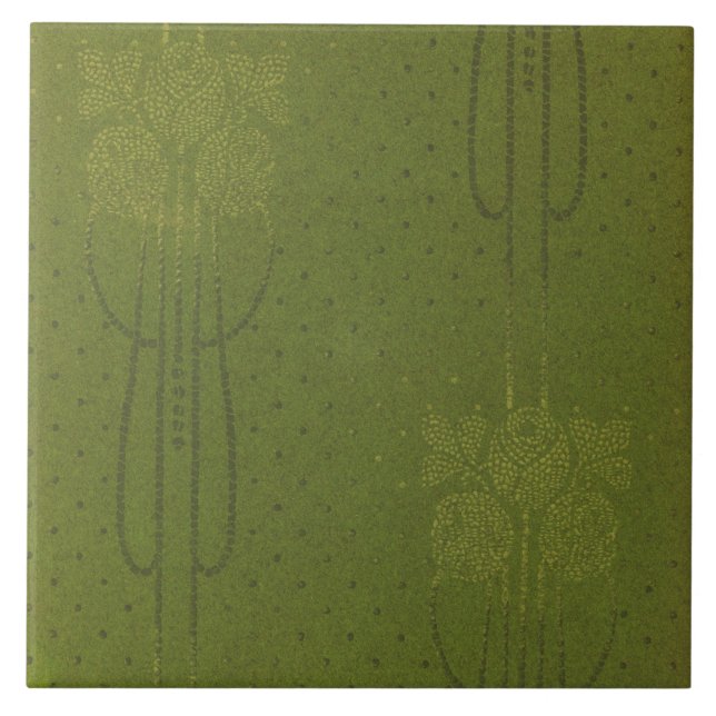 Carreau Une conception américaine du papier peint beau (Devant)