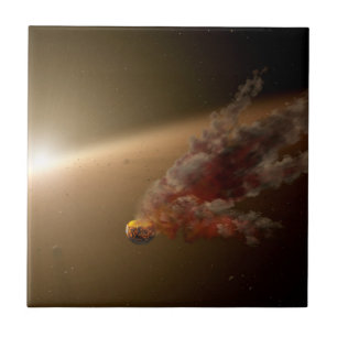 Carreau Une Énorme Éruption Autour De L'Étoile Ngc 2547-Id
