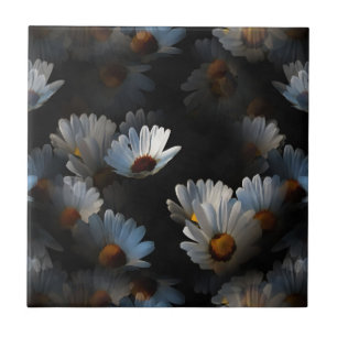 Carreau Une Pléthore De Marguerites Flottantes Isolées Sur
