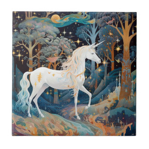 Carreau Unicorn Imaginaire Art