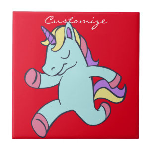 Carreau Unicorne Bleue Courant Thunder_Cove